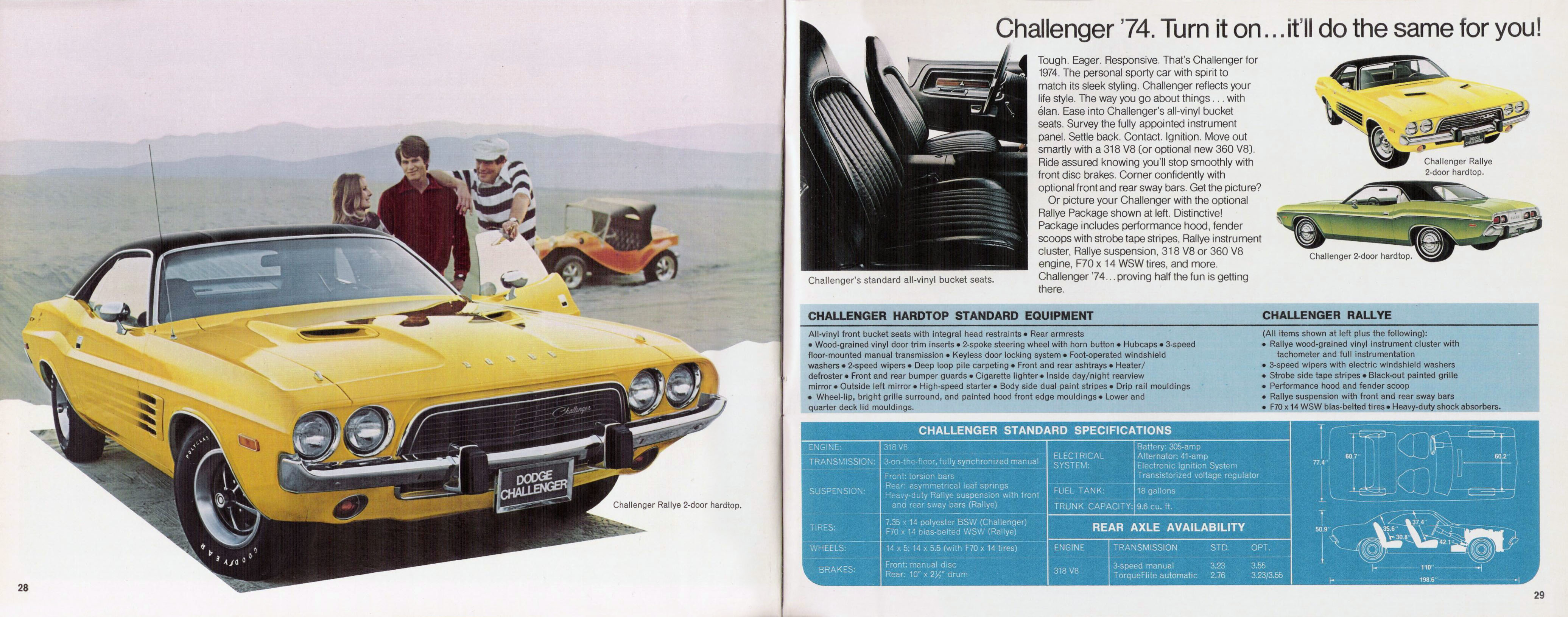 1974 Dodge Full-Line Brochure Page 14